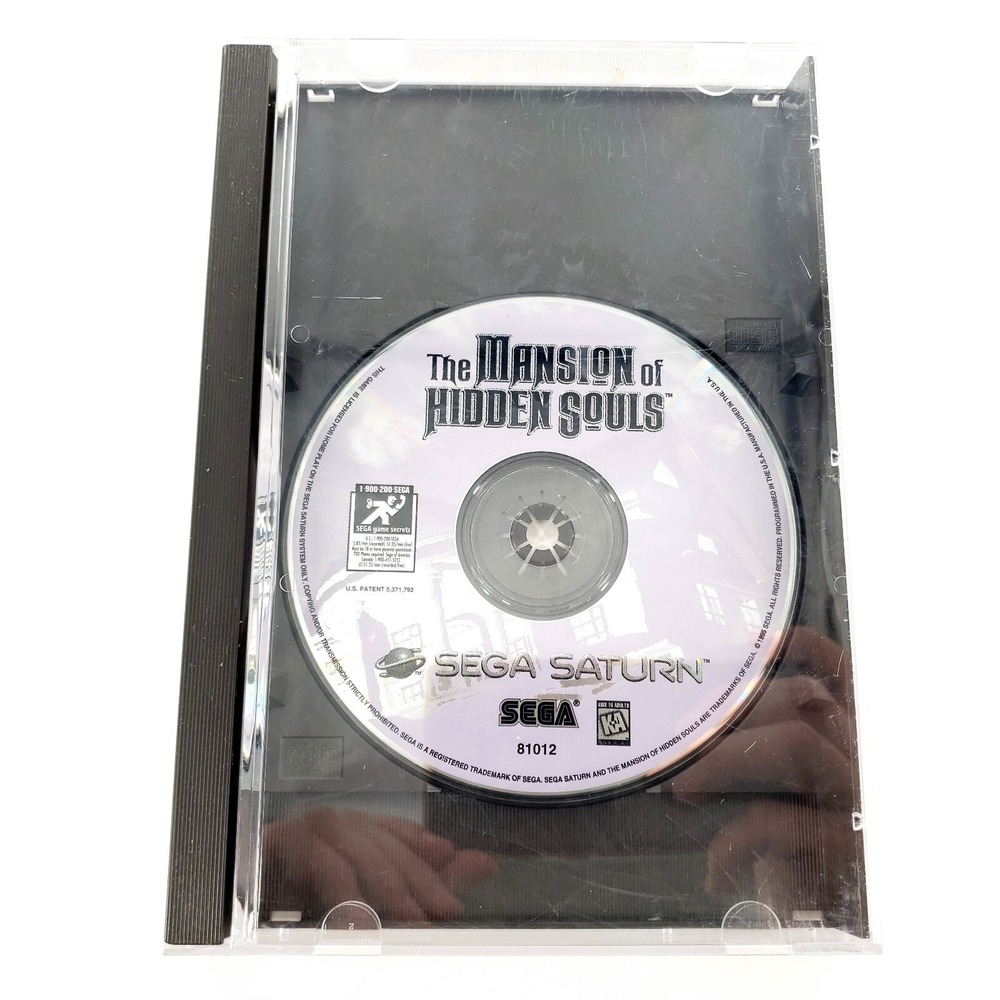 Mansion of the Hidden Souls (Sega Saturn, 1995) No Manual Tested & Works - Picture 4 of 7